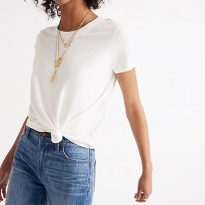 Madewell Knot Front Tee